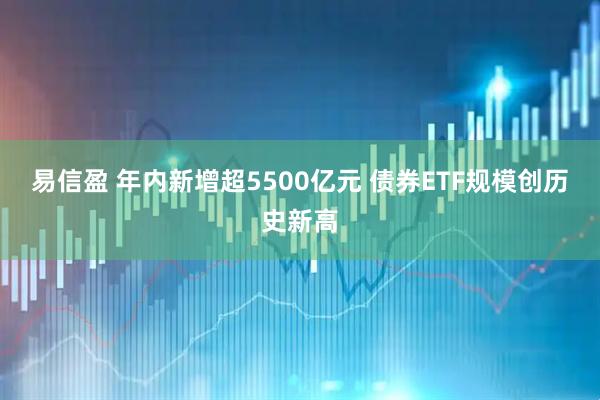 易信盈 年内新增超5500亿元 债券ETF规模创历史新高